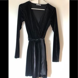 Black Velvet Zara Dress